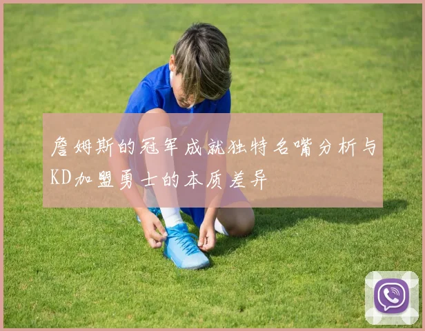 詹姆斯的冠军成就独特名嘴分析与KD加盟勇士的本质差异